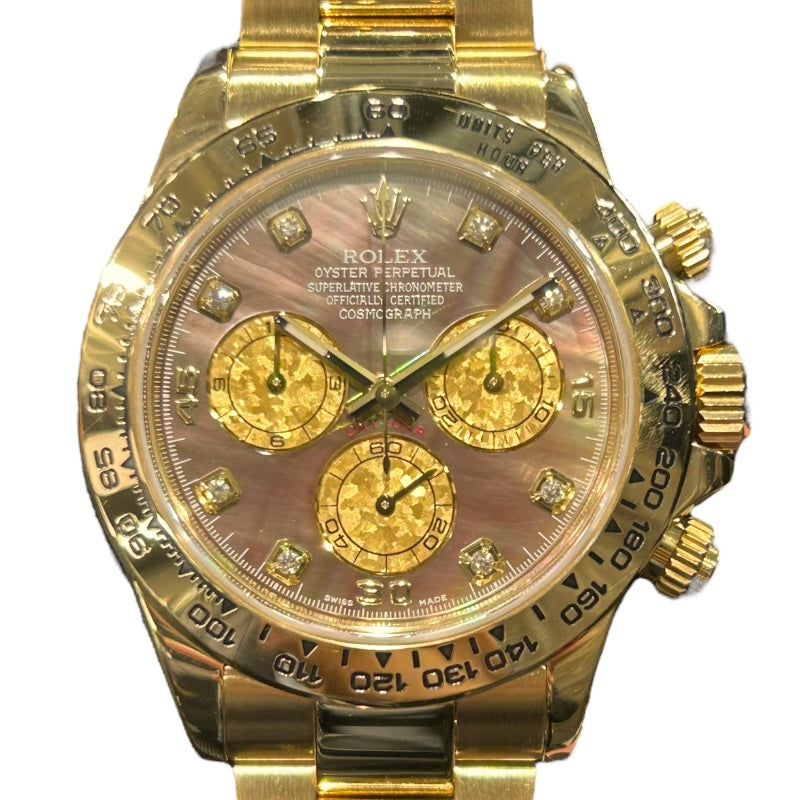 ロレックス ROLEX デイトナ ブラックシェル 116508NG ブラックシェル K18YG メンズ 腕時計