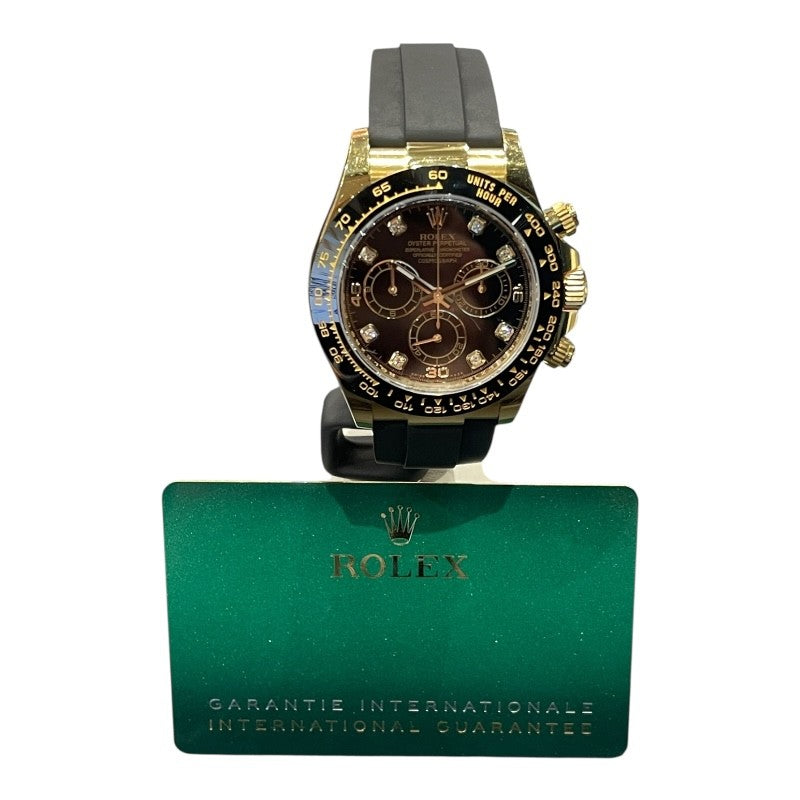 ロレックス ROLEX デイトナ 116518LNG ブラック K18YG メンズ 腕時計