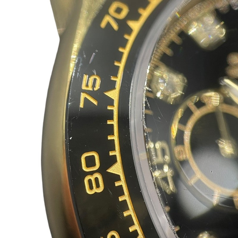 ロレックス ROLEX デイトナ 116518LNG ブラック K18YG メンズ 腕時計