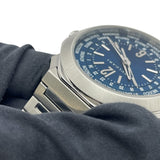 ブルガリ BVLGARI オクト ローマ ワールドタイム 103841(OC41SWT) ブルー SS メンズ 腕時計