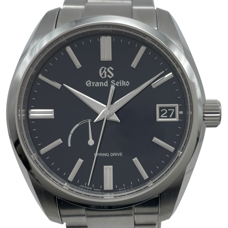 グランドセイコー Grand Seiko ヘリテージコレクション スプリングドライブ SBGA439 ブルー SS メンズ 腕時計