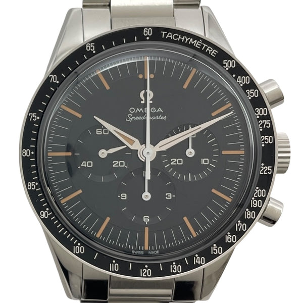 オメガ OMEGA スピードマスター ファースト オメガ イン スペー﻿ス 39.7mm 310.30.40.50.06.001 ブラック SS メンズ 腕時計