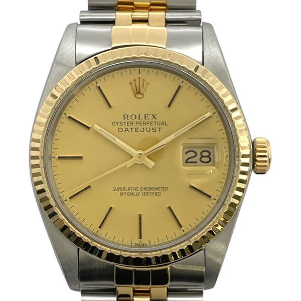 ロレックス ROLEX デイトジャスト 16013 ゴールド K18/SS 自動巻き メンズ 腕時計