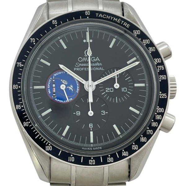 オメガ OMEGA スピードマスタープロ ミッションズアポロ9号 150本限定 3597.13 ブラック SS 手巻き メンズ 腕時計