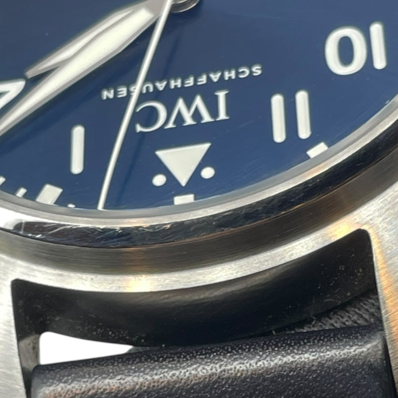 インターナショナルウォッチカンパニー IWC ビッグパイロットウォッチ43 IW329303 ブルー SS/革ベルト 自動巻き メンズ 腕時計