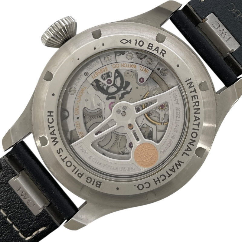 インターナショナルウォッチカンパニー IWC ビッグパイロットウォッチ43 IW329303 ブルー SS/革ベルト 自動巻き メンズ 腕時計