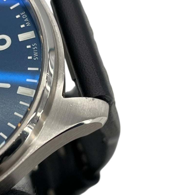 インターナショナルウォッチカンパニー IWC ビッグパイロットウォッチ43 IW329303 ブルー SS/革ベルト 自動巻き メンズ 腕時計