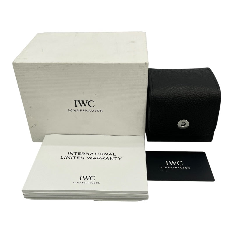 インターナショナルウォッチカンパニー IWC ビッグパイロットウォッチ43 IW329303 ブルー SS/革ベルト 自動巻き メンズ 腕時計