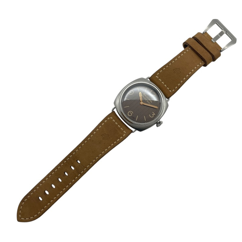 パネライ PANERAI ラジオミール アイリーン 45MM 世界449本限定 PAM01243 ブラウン SS/革ベルト 手巻き メンズ 腕時計