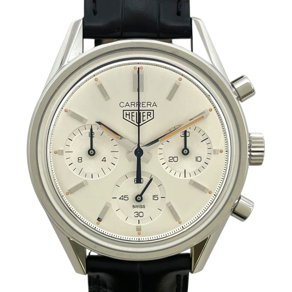タグ・ホイヤー TAG HEUER カレラ 創業160周年記念 シルバーダイヤル リミテッド エディション CBK221B.FC6479 シルバー 自動巻き メンズ 腕時計