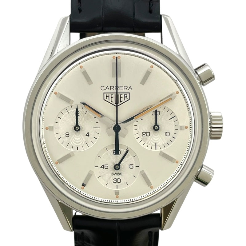タグ・ホイヤー TAG HEUER カレラ 創業160周年記念 シルバーダイヤル リミテッド エディション CBK221B.FC6479 シルバー 自動巻き メンズ 腕時計