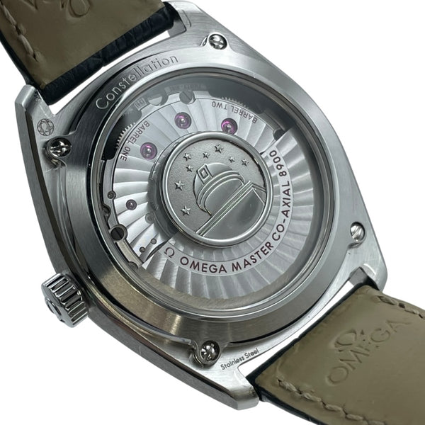 オメガ OMEGA コンステレーション グローブマスター 130.30.39.21.03.001 ブルー SS/革ベルト 自動巻き メンズ 腕時計
