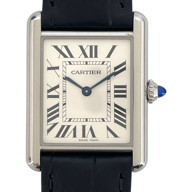 カルティエ Cartier タンク マスト LM WSTA0041 シルバー SS クオーツ ユニセックス 腕時計