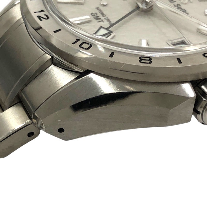 グランドセイコー Grand Seiko エボリューション9 コレクション スプリングドライブ GMT SBGE285 グレー チタン 自動巻き メンズ 腕時計