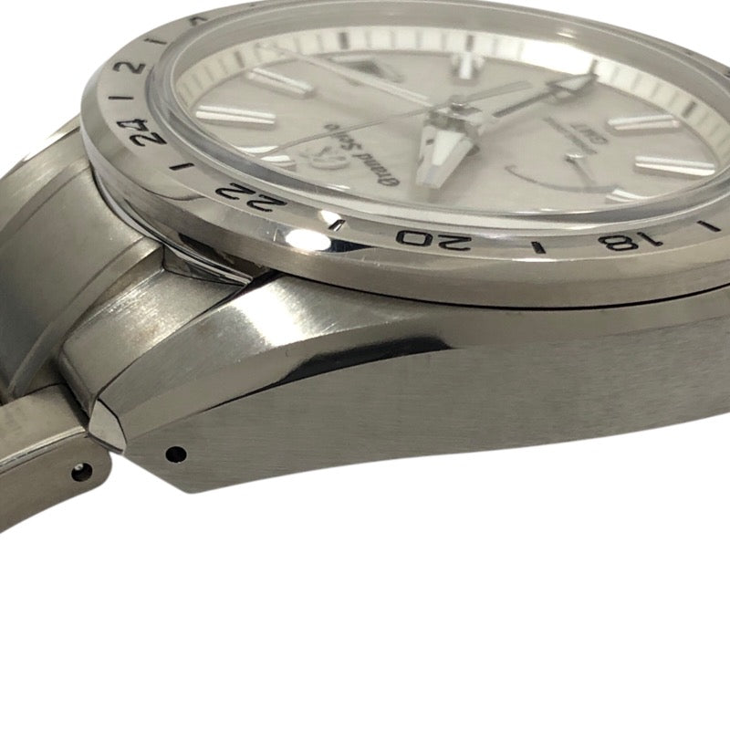 グランドセイコー Grand Seiko エボリューション9 コレクション スプリングドライブ GMT SBGE285 グレー チタン 自動巻き メンズ 腕時計