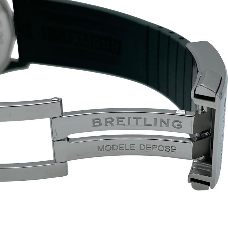 ブライトリング BREITLING ナビタイマー オートマチック41 A17326 グリーン SS 自動巻き メンズ 腕時計