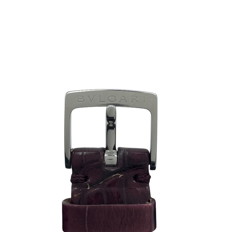 ブルガリ BVLGARI ルチュア LU28S レッド SS レディース 腕時計
