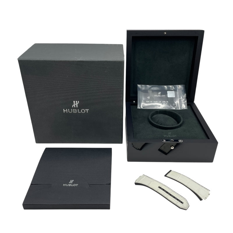 ウブロ HUBLOT アエロフュージョン クロノグラフ オーリンスキー チタニウム ホワイト 525.NX.0127.LR.JORL19 グレー チタン メンズ 腕時計