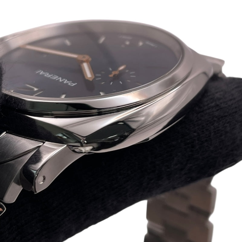 パネライ PANERAI ルミノール ドゥエ 42mm PAM01124 ネイビー SS 自動巻き メンズ 腕時計