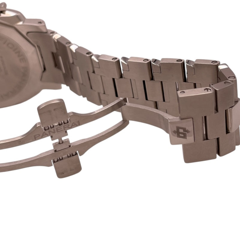 パネライ PANERAI ルミノール ドゥエ 42mm PAM01124 ネイビー SS 自動巻き メンズ 腕時計