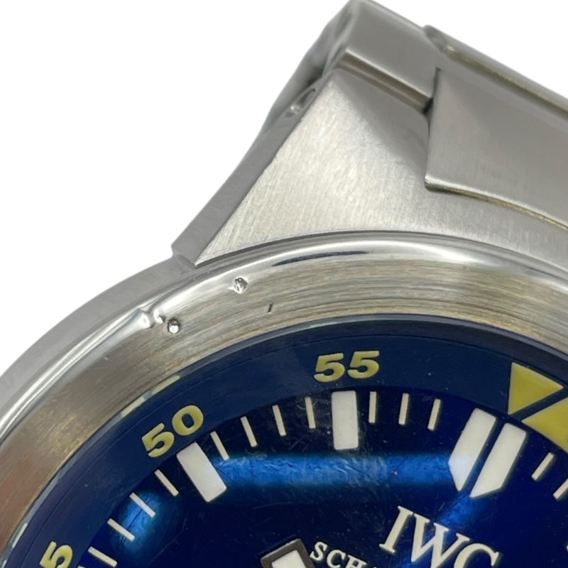 インターナショナルウォッチカンパニー IWC アクアタイマークストーダイバーズ IW354806 ブルー SS 自動巻き メンズ 腕時計