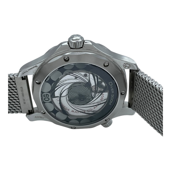オメガ OMEGA シーマスター ダイバー 300M コーアクシャル マスター クロノメーター007 210.30.42.20.03.002 ブルー SS メンズ 腕時計