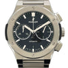 ウブロ HUBLOT クラシックフュージョン クロノグラフ チタニウム ブレスレット 520.NX.1170.NX ブラック チタン 自動巻き メンズ 腕時計
