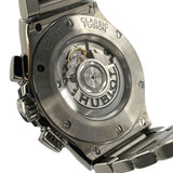 ウブロ HUBLOT クラシックフュージョン クロノグラフ チタニウム ブレスレット 520.NX.1170.NX ブラック チタン 自動巻き メンズ 腕時計