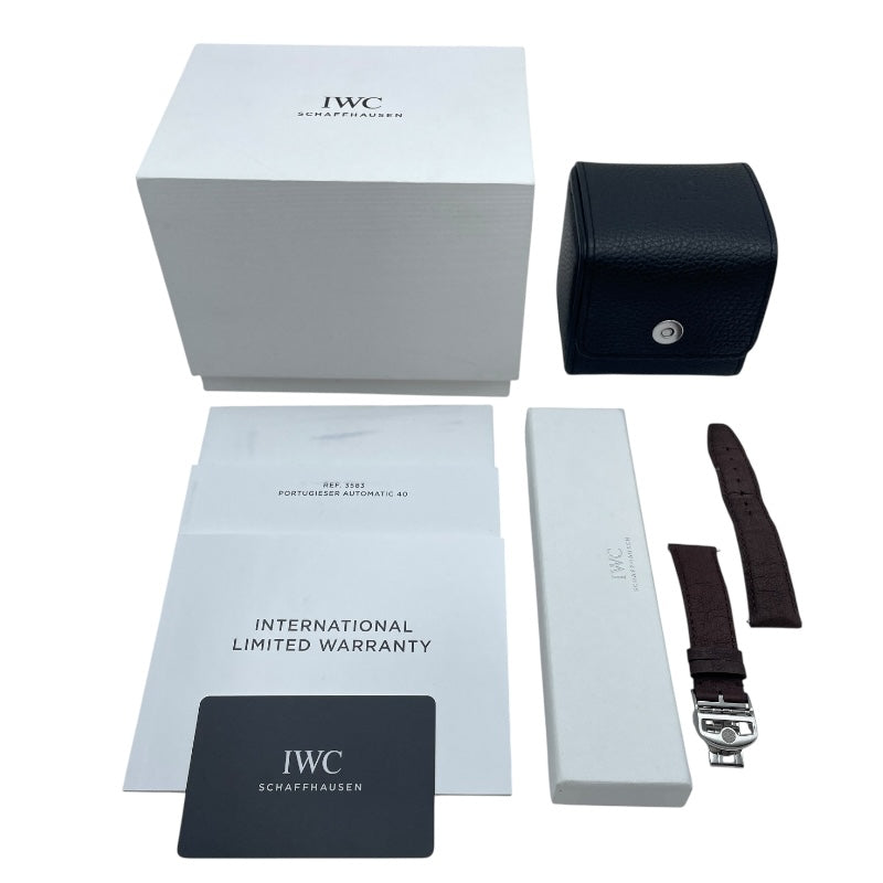 インターナショナルウォッチカンパニー IWC ポルトギーゼ・オートマティック40 IW358304 シルバー SS メンズ 腕時計