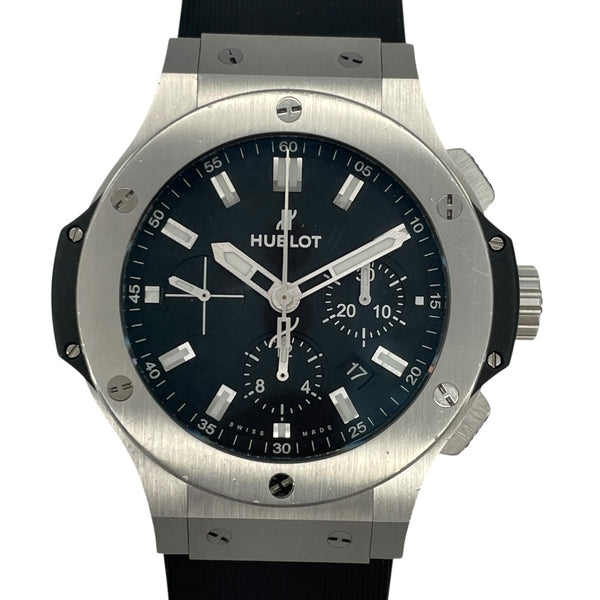 ウブロ HUBLOT ビッグバンスチール 301.SX.1170.RX ブラック SS 自動巻き メンズ 腕時計