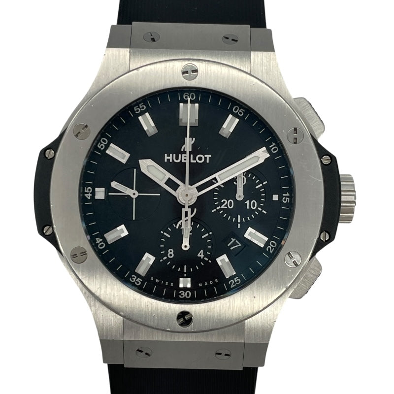 ウブロ HUBLOT ビッグバンスチール 301.SX.1170.RX ブラック SS 自動巻き メンズ 腕時計