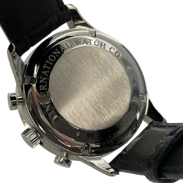 インターナショナルウォッチカンパニー IWC ポルトギーゼ クロノグラフ IW371491 ブルー SS 自動巻き メンズ 腕時計