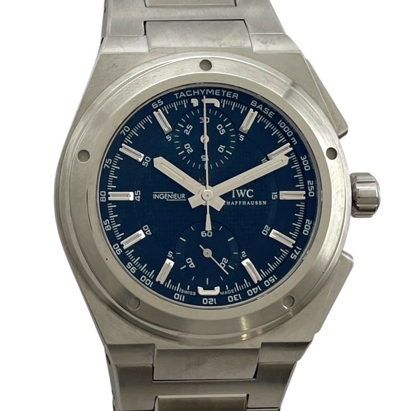 インターナショナルウォッチカンパニー IWC インヂュニア クロノグラフ IW372501 ネイビー SS 自動巻き メンズ 腕時計