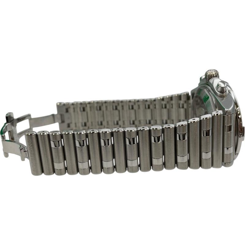 ブライトリング BREITLING クロノマット B01 42 ベントレー AB0134 グリーン SS メンズ 腕時計