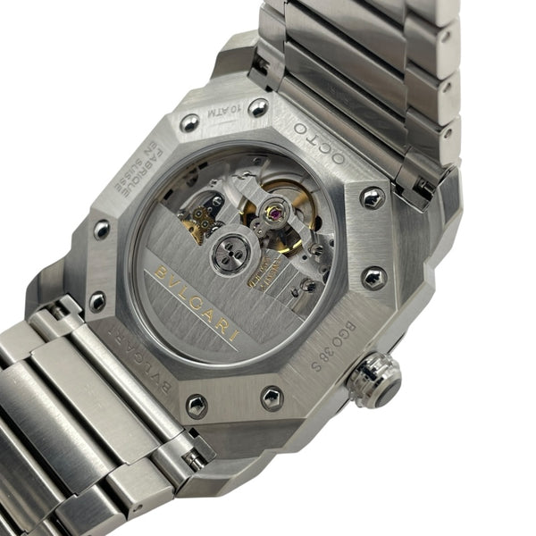 ブルガリ BVLGARI オクト ソロテンポ 102104(BG038S) ブラック SS メンズ 腕時計