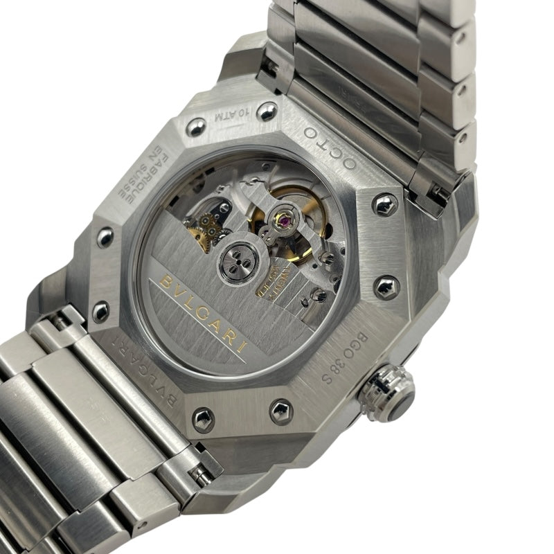 ブルガリ BVLGARI オクト ソロテンポ 102104(BG038S) ブラック SS メンズ 腕時計