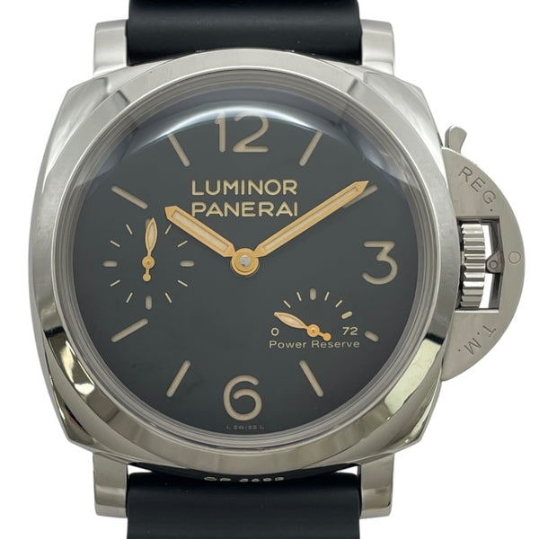 パネライ PANERAI ルミノール1950 3デイズ パワーリザーブ 47mm PAM00423 ブラック SS メンズ 腕時計