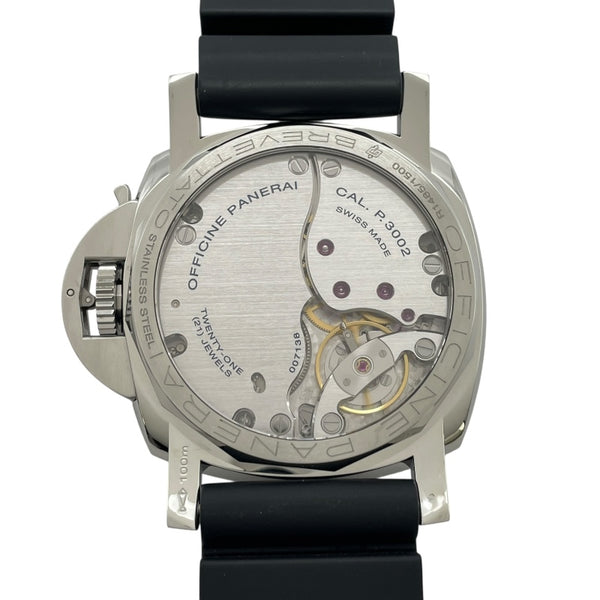 パネライ PANERAI ルミノール1950 3デイズ パワーリザーブ 47mm PAM00423 ブラック SS メンズ 腕時計