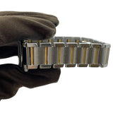 カルティエ Cartier タンクフランセーズ SM W51007Q4 ホワイト SS/YG クオーツ レディース 腕時計