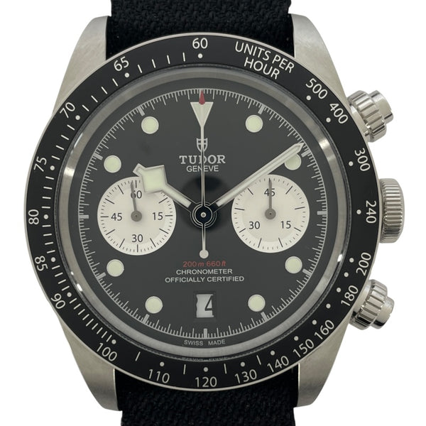 チューダー/チュードル TUDOR ブラックベイ クロノ 79360N ブラック SS メンズ 腕時計