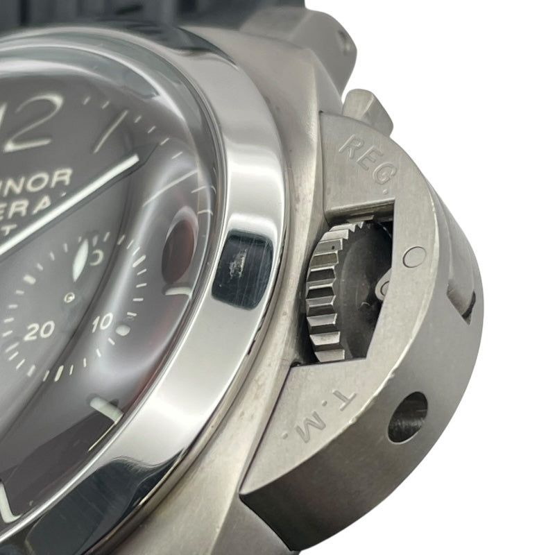 パネライ PANERAI ルミノール 1950 8デイズ モノプルサンテ GMT PAM00311 ブラック チタン 手巻き メンズ 腕時計