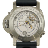 パネライ PANERAI ルミノール 1950 8デイズ モノプルサンテ GMT PAM00311 ブラック チタン 手巻き メンズ 腕時計