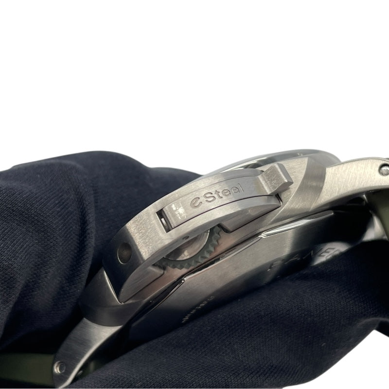 パネライ PANERAI ルミノール マリーナ eスチール エメラルドグリーン PAM01356 グリーン SS メンズ 腕時計
