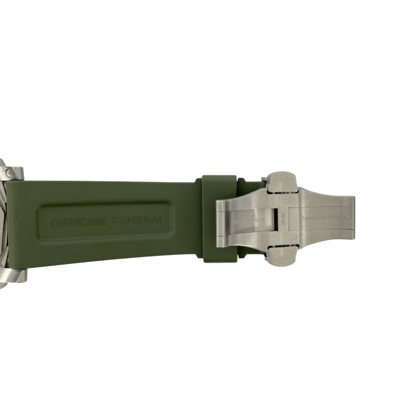 パネライ PANERAI ルミノール マリーナ eスチール エメラルドグリーン PAM01356 グリーン SS メンズ 腕時計