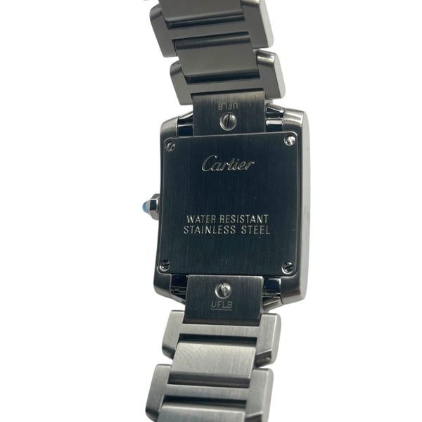 カルティエ Cartier タンクフランセーズSM W51008Q3 シルバー SS レディース 腕時計