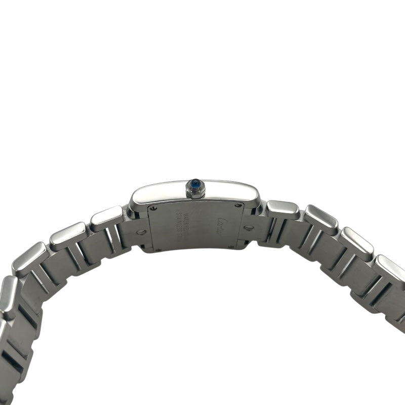 カルティエ Cartier タンクフランセーズSM W51008Q3 シルバー SS レディース 腕時計