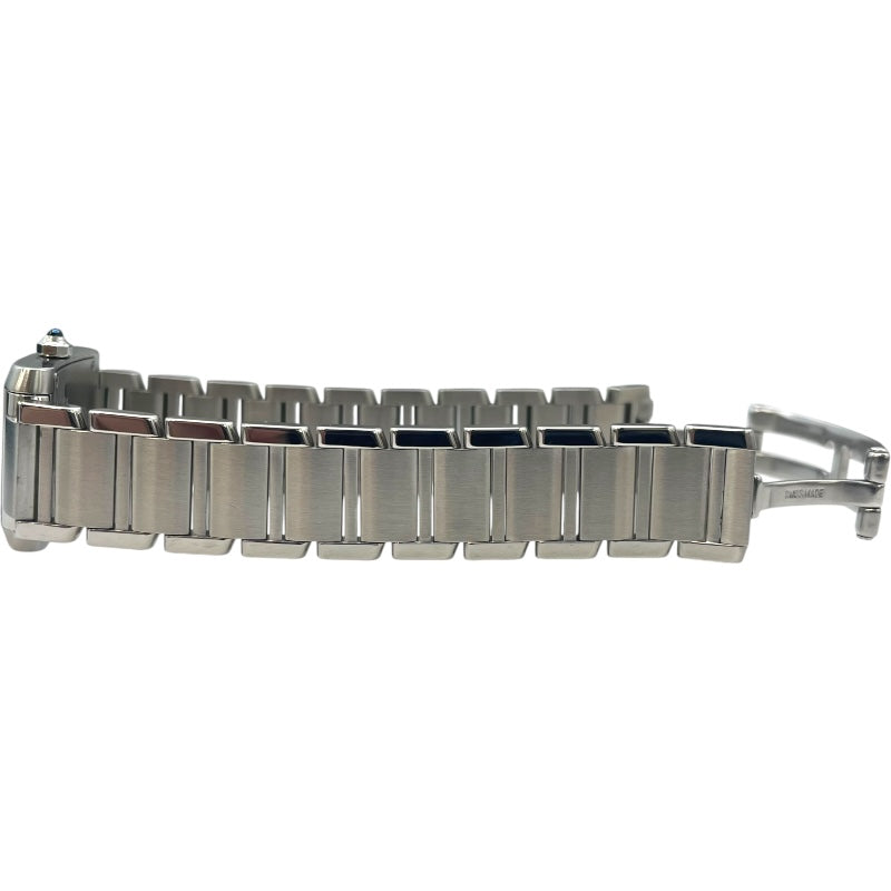 カルティエ Cartier タンクフランセーズSM W51008Q3 シルバー SS レディース 腕時計