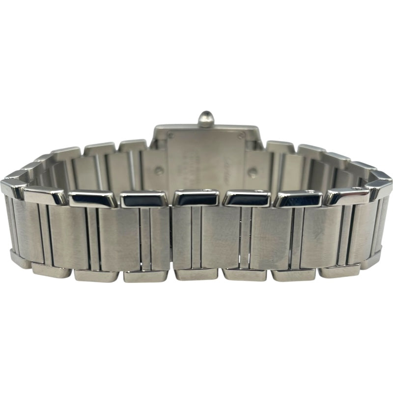 カルティエ Cartier タンクフランセーズSM W51008Q3 シルバー SS レディース 腕時計