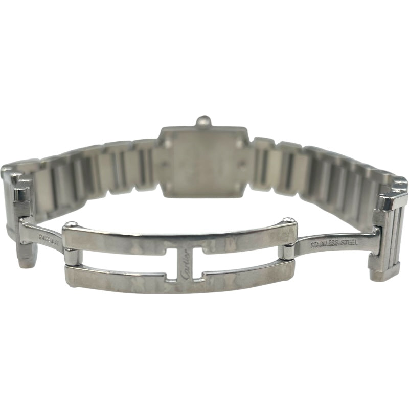カルティエ Cartier タンクフランセーズSM W51008Q3 シルバー SS レディース 腕時計