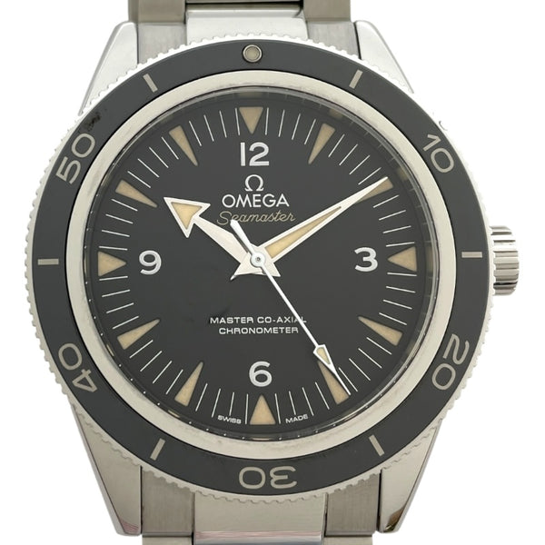 オメガ OMEGA シーマスター 300 マスターコーアクシャル クロノメーター 233.30.41.21.01.001 ブラック SS メンズ 腕時計